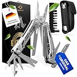 TREKLINE Premium Multitool Werkzeug [rostfreier Edelstahl] Survival...