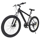 Queeucaer 26' MTB Mountain-Bike,26 Zoll Fahrrad,Rad Vollfederung Mountain,21 Gang...