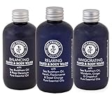 Mrs Frisbee's All Naturals Aromatherapie Hand & Body Wash Collection (3er Set),...