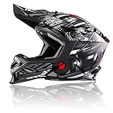 O'NEAL F-SRS Helmet Synthy Motocross Helm I Leichter MX Enduro Helm mit Fieberglas...