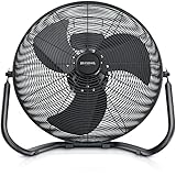 Brandson - Windmaschine Retro Stil 160 Watt - Ventilator in Chrom -...