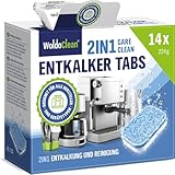 2in1 Entkalkungstabletten für Kaffeevollautomaten - passend für Siemens, Jura,...