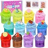 Zhufas Fluffy Slime Set, 12 Stück Fluffy Butter Slime Set, Wolkenschleim, Slime...
