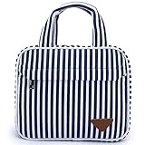 Pearl Angeli Kulturbeutel Damen Kulturtasche zum Aufhängen Gestreift Kosmetiktasche...