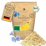 2,5 kg BIOLAND Leinsamenmehl GOLD | aus 100% deutscher, goldener Leinsaat | Bio...