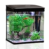 Nobleza - 7L Mini Aquarium Komplettset, Nano Aquarium Stabiles Einsteigerbecken...