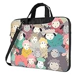 Niedliche bunte Schaf-Motiv, bedruckt, Laptoptasche, große Kapazität, Computertasche,...