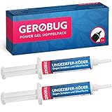 Gerobug® Ungeziefer-Köder Gel 2 x 10 g zum Schaben und Silberfische bekämpfen...