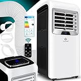 KESSER® - Klimaanlage Mobiles Klimagerät 4in1 kühlen, Luftentfeuchter,...