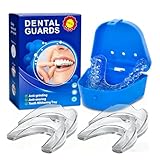 Knirscherschiene für die Nacht - 4 Stücke (2 Größen) - Zahnschiene gegen Bruxismus...