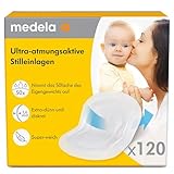 Medela Ultra-atmungsaktive, Einweg-Stilleinlagen – Hochgradig saugfähig –...