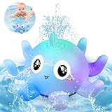 Badewannenspielzeug Baby Badespielzeug Wasserspielzeug mit Licht Oktopus...