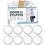 Türstopper Wand Selbstklebend Gummipuffer Transparent - 8 Stück Wandschutz Tür...