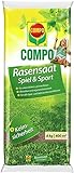 COMPO Rasensaat Spiel und Sport, Universelle Rasenmischung mit Rasensamen / Grassamen, 8...