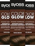 SYOSS COLORGLOW Pflegende Haartönung Tiefes Braun Semi-permanente Coloration Stufe 1, 3 x...