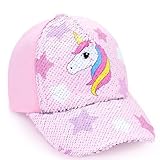 WAWSAM Einhorn Mädchen Baseballkappe Verstellbarer Basecap Kinder Snapback Trucker Cap...