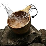 überleben Dursten Lore Kuksa Holzbecher, handgeschnitzt, Campingbecher,...