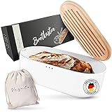 Vezato Brotbox – Nachhaltiger Brotkasten für lange Frische – Extra großer Brotkorb...