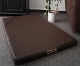 Hundematratze Hundebett Matratze Schlafplatz beidseitig Kunstleder Top Ware 90 cm X 60 cm...