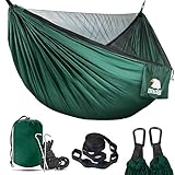 COVACURE Hängematte Outdoor Hängematte mit Moskitonetz - 350kg Belastbarkeit...