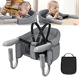 LZQ Tischsitz Baby 6-36 Monate Sitzerhöhung Babystuhl Faltbarer Boostersitz Babysitz für...