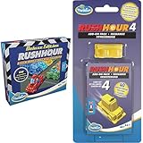 ThinkFun 76440 - Rush Hour - Das bekannte Stau-Spiel in der Deluxe Edition mit Fahrzeugen...