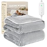 Ecliptron Heizkissen, 130x160CM Heizdecke mit Abschaltautomatik, 9 Temperaturstufen, 6...