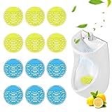 12 Pcs Urinalsieb Mit Duft, Pissoirsieb Spritzschutz, Urinalsieb Spritzschutzmatte,...