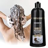 TARSHYRY Shampoo für schwarzes Haar, 500 ml, Kokosnuss-Ingwer-Shampoo,...