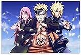 Auf Leinwand drucken Naruto Anime Poster Raumdekor Leinwand Dekorative Gemälde Wand...