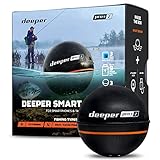Deeper Smart Sonar Pro+ 2 Fischfinder Echolot – mit Tiefenmesser und GPS-Sender | Angeln...