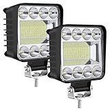 AnTom LED Arbeitsscheinwerfer 2 X 4 Zoll 132W LED Zusatzscheinwerfer 12V 24V...