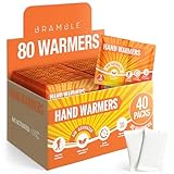 BRAMBLE 40 Paar Einmal Handwärmer (80 Stück) für Handschuhe (8h Wärme unterwegs) -...