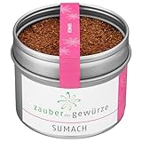Zauber der Gewürze Sumach Gewürz, Essigbaumgewürz Sumak grob gemahlen,...