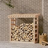 Xichuzi Kaminholzregal, Holzunterstand, Holzstapelhilfe, Aufbewahrung Holz, Holzregal,...