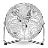TROTEC Bodenventilator TVM 12 – 37 Watt, Neigungswinkel 100°, 3 Stufen, Ø 30 cm,...