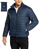 33,000ft Herren Steppjacke Leichte Übergangsjacke in Daunenjacken-Optik...
