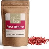 JKR Spices® 250g Rosa Pfeffer ganz - rosa Beeren Pfeffer - rote Schinus Pfefferkörner |...