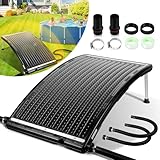 Jopassy 3X Poolheizung Solar, Sonnenkollektor Pool 110 x 65 x 15cm,Solarheizung 10000...