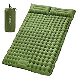 ERWEY Isomatte Selbstaufblasend 2 Personen 200x135 cm Ultraleicht Camping...