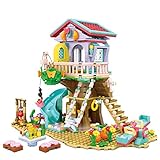 QLT QIAOLETONG Ideas Friends Baumhaus Konstruktionsspielzeug, kompatibel mit...