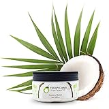 Tropicana Oil Natürliches Kokosnuss Körperpeeling 250g, mit Kokosöl, Shea Butter und...