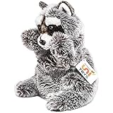 Uni-Toys - Handpuppe Waschbär - 26 cm (Höhe) - Plüsch-Puppe, Bär - Plüschtier,...