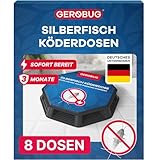 GEROBUG® Silberfisch-Köderdose 8 Stück - Hocheffektive Silberfischfalle zum...