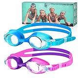 Starweh Taucherbrille Kinder, 2 Stück Schwimmbrille Kinder 3-14 Jahre, Anti-Beschlag...