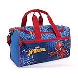 PERLETTI Spider Man Sporttasche Kinder Kindergarten - Spiderman Umhängetasche...