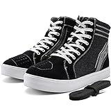 IRON JIA'S Motorradschuhe Herren Motorradstiefel Herren Motorrad, rutschfeste,...