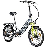 ZÜNDAPP E Bike ZT20R 20 Zoll Elektro Klapprad E Bike Damen Ebike Faltrad Herren...