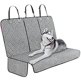 Helteko Hunde-Autositzbezug für Rücksitz, Grau