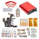 Professionelle Coil Tattoo Machine Tattoo Ink Cup Tattoo Machine Kits Kleine Volle...